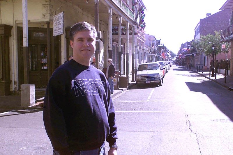 A pastor in the French Quarter